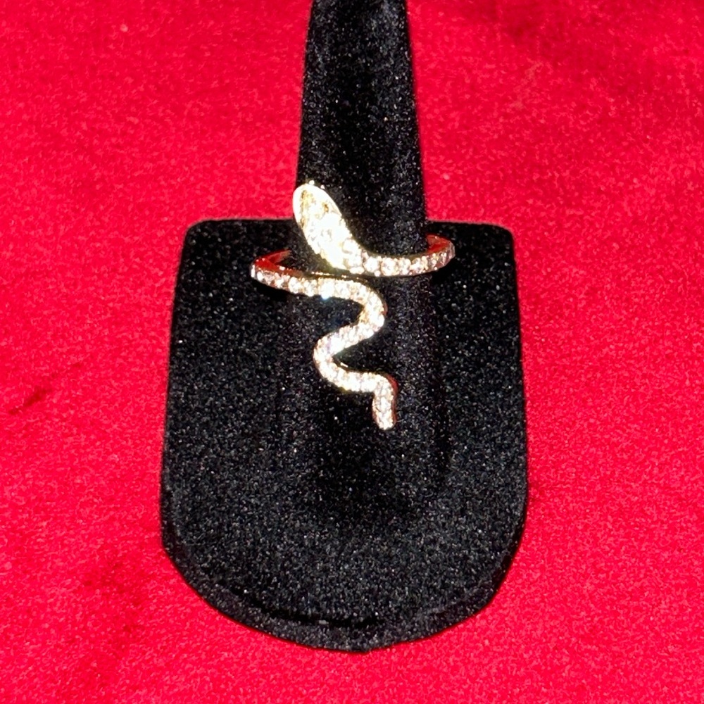 Gold tone Snake Ring